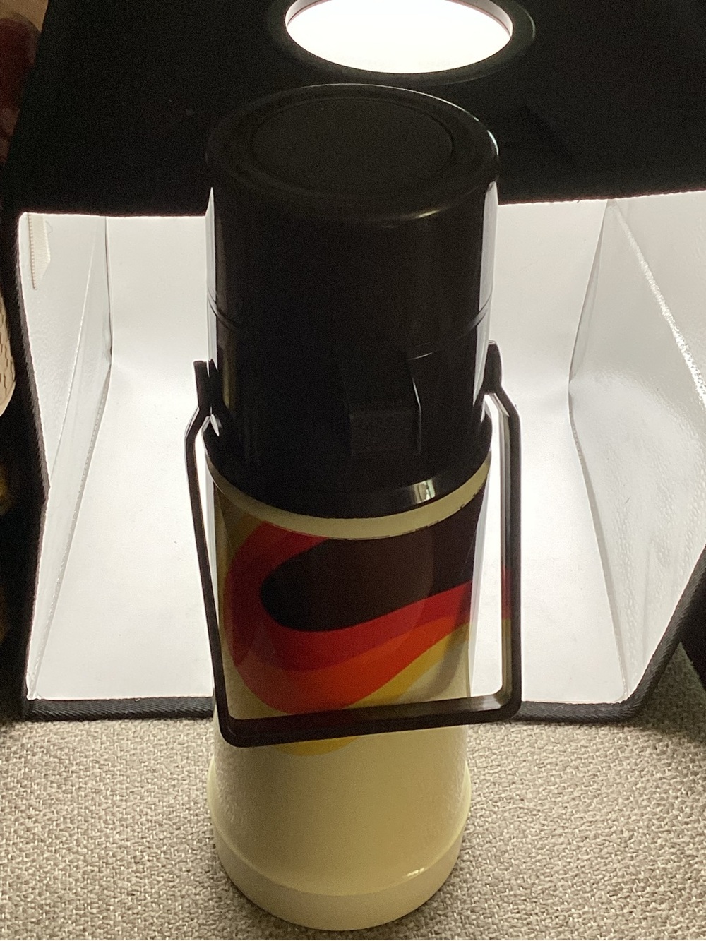 Vintage Retro Thermos Touch-Up Pump Vacuum Coffee Server